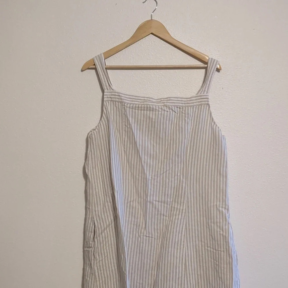 Liz Claiborne linen button down dress with pockets size XXL - Picture 4 of 4